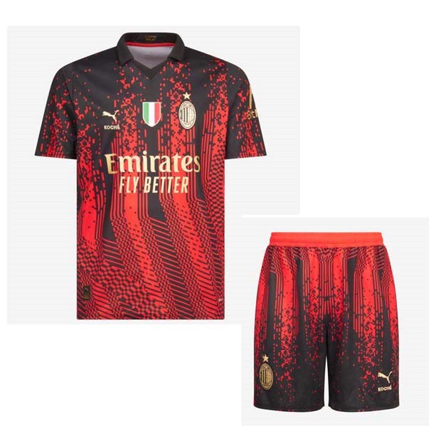 Maillot AC Milan 4th Enfant 2022-23 Rouge